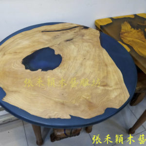 臺灣檜木奇木環氧樹脂桌